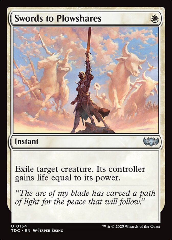 Swords to Plowshares, Tarkir: Dragonstorm Commander Card Art