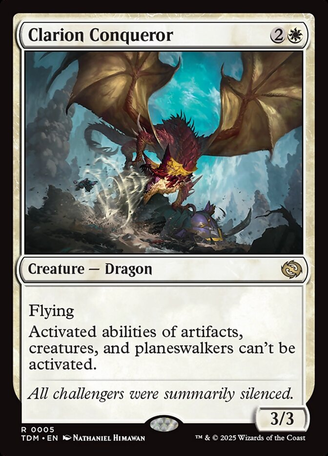Clarion Conqueror, Tarkir: dragonstorm Card Art