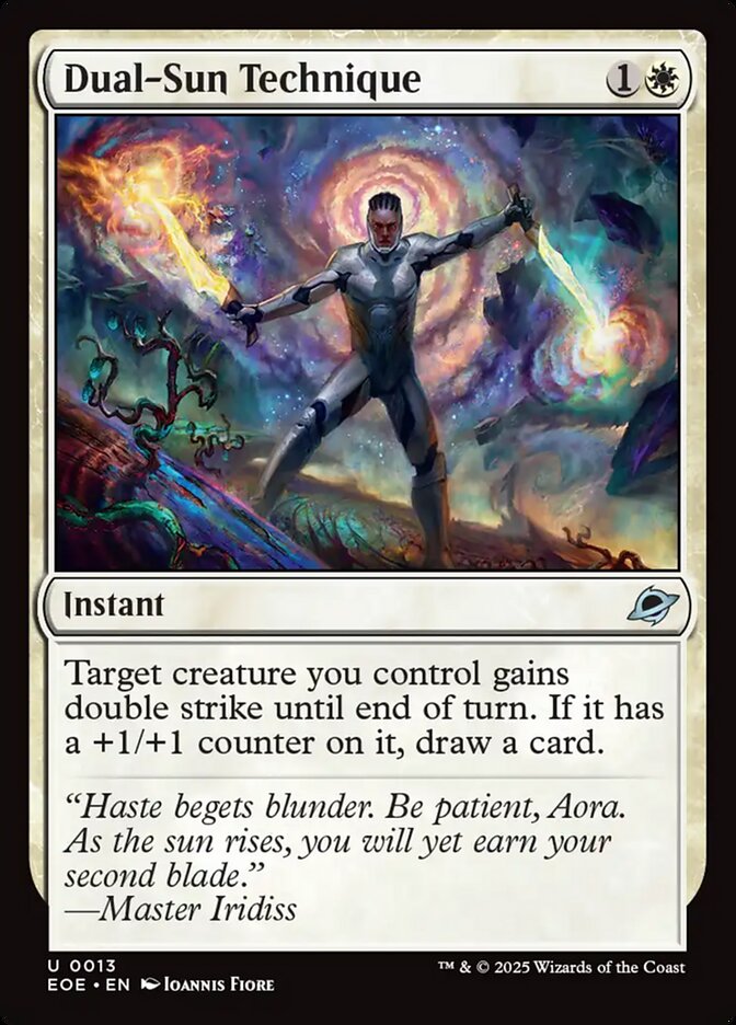 Dual-Sun Technique, Edge Of Eternities Card Art
