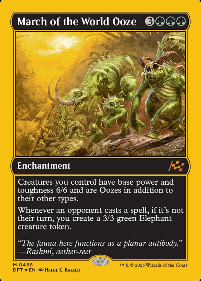 March of the World Ooze, Aetherdrift Card Art