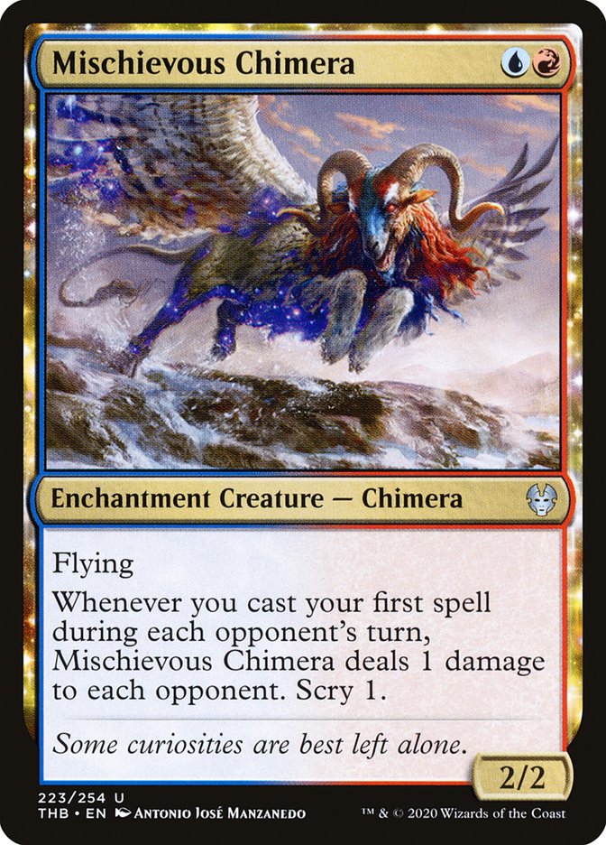 Mischievous Chimera, Theros beyond death Card Art