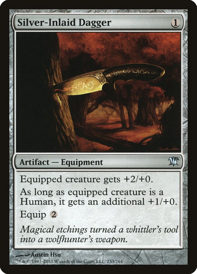 Silver-Inlaid Dagger - Foil
