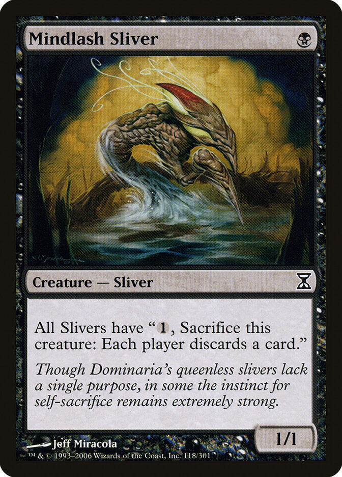 Mindlash Sliver, Time Spiral Card Art