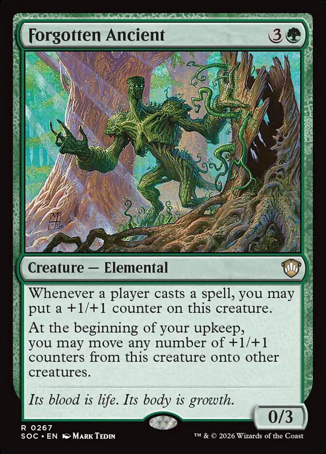 Forgotten Ancient, Secrets Of Strixhaven Commander Card Art