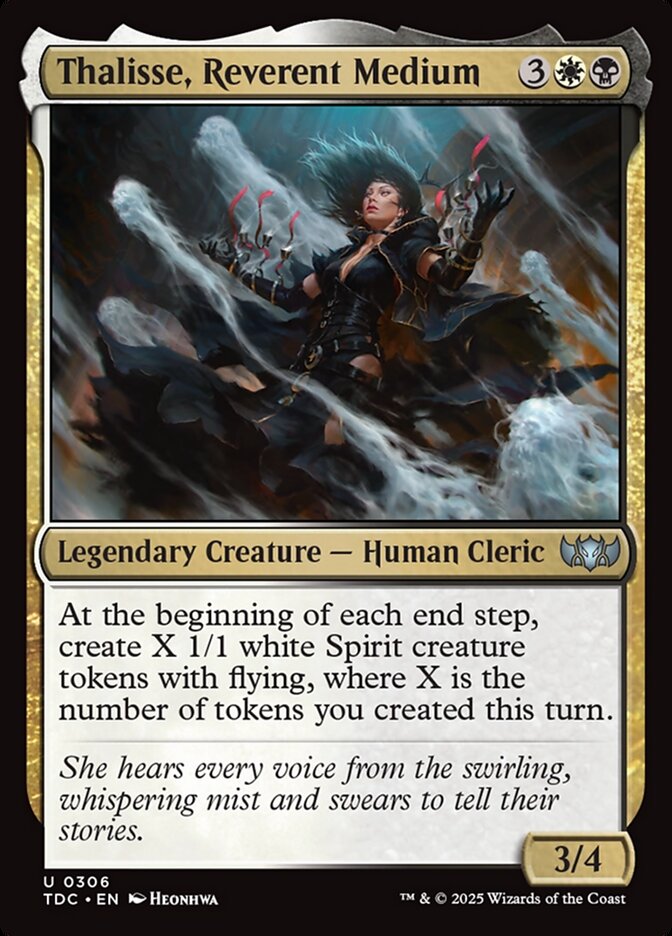 Thalisse, Reverent Medium, Tarkir: Dragonstorm Commander Card Art