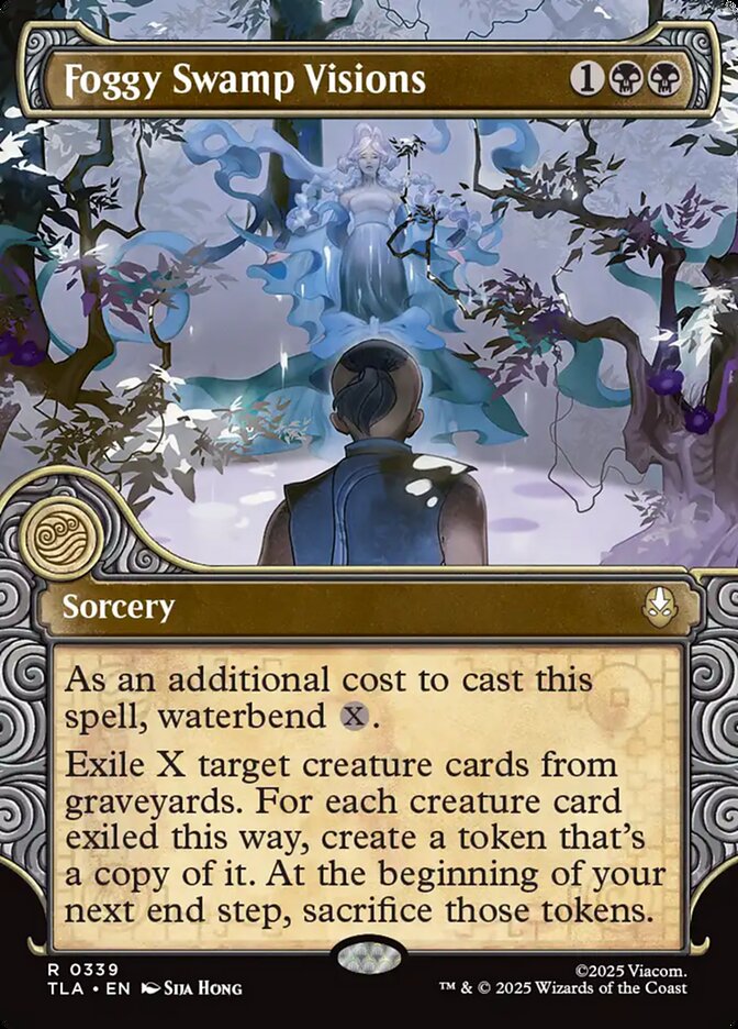 Foggy Swamp Visions, Avatar: The Last Airbender Card Art