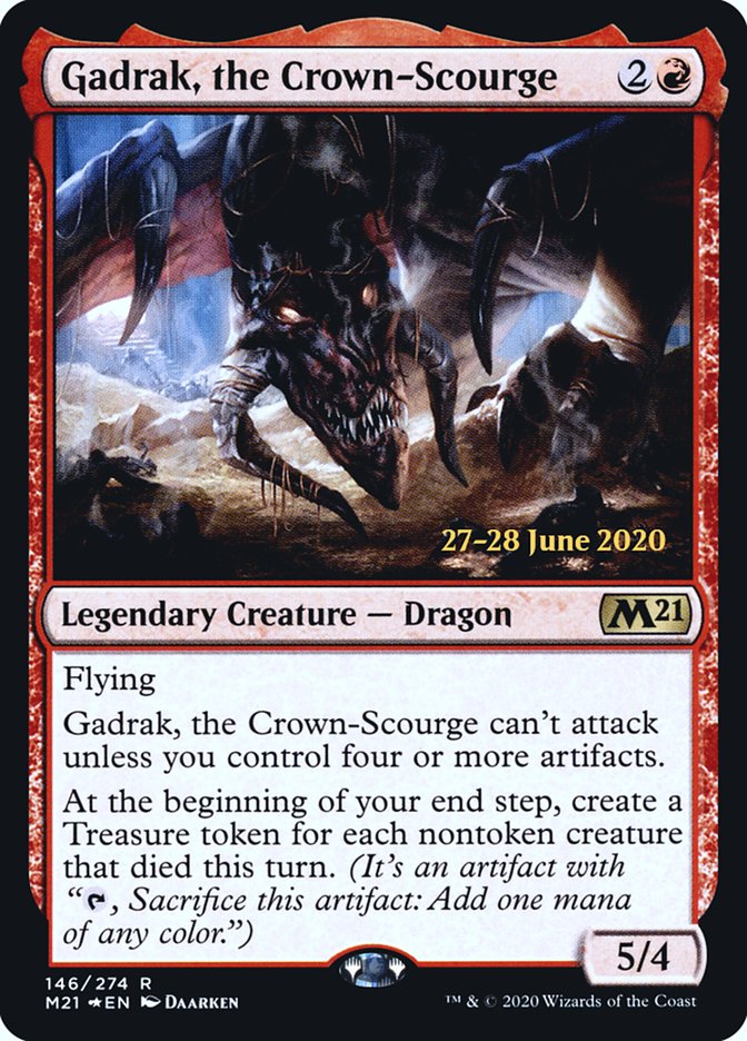 Gadrak, the Crown-Scourge, Core Set 2021 Promos Card Art