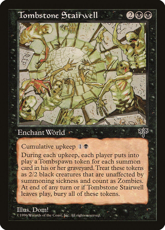 Tombstone Stairwell, Mirage Card Art