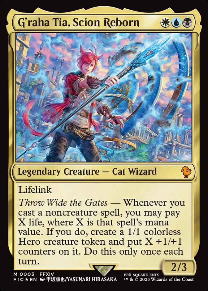 G'raha Tia, Scion Reborn, Final fantasy commander Card Art