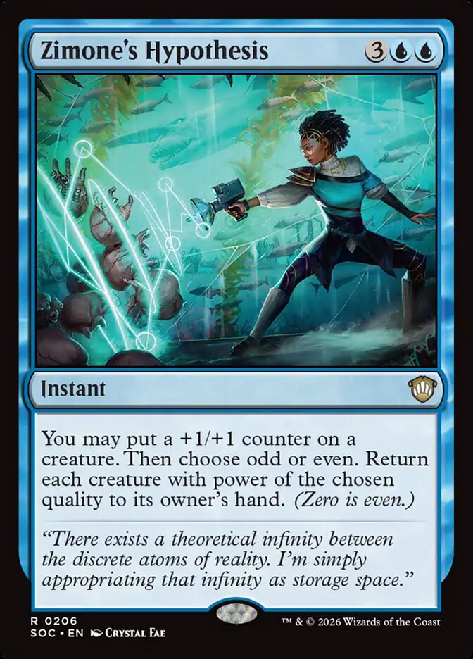 Zimone's Hypothesis, Secrets Of Strixhaven Commander Card Art