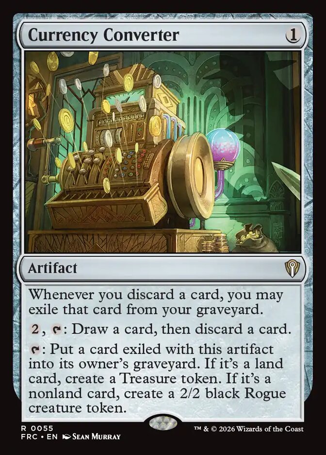 Currency Converter, Reality Fracture Commander Card Art