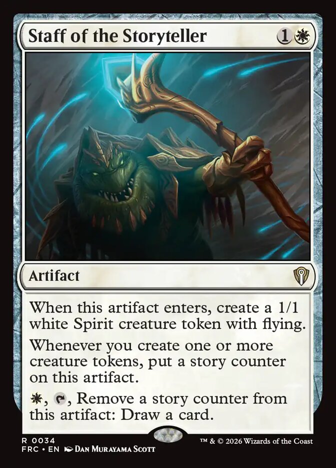 Staff of the Storyteller, Reality Fracture Commander Card Art