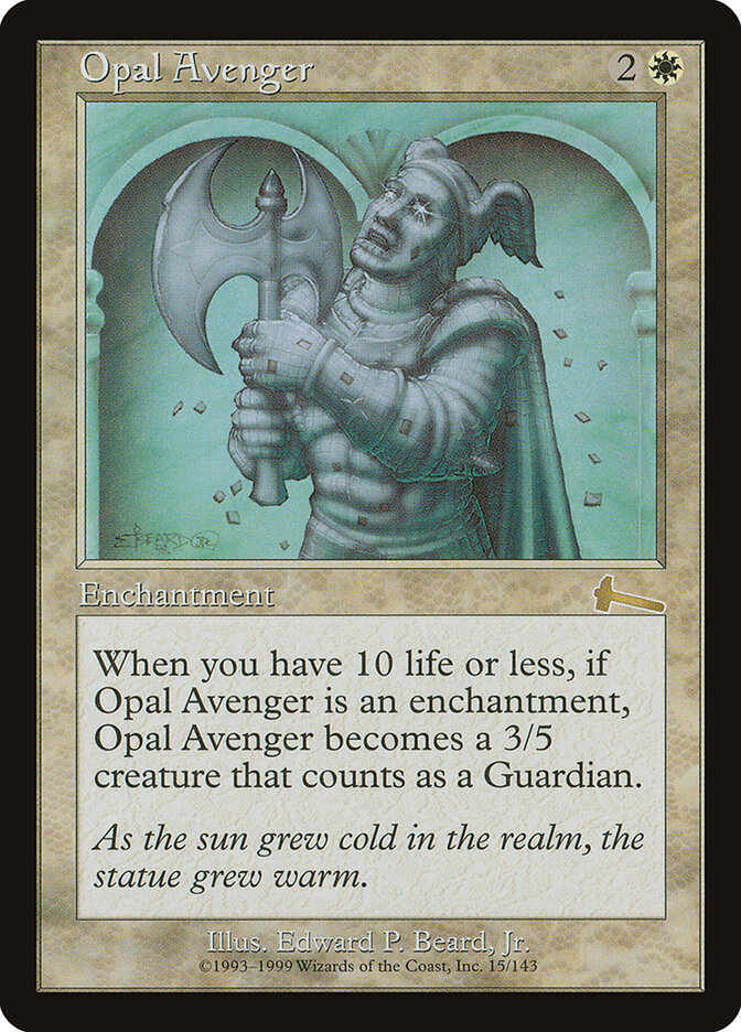 Opal Avenger, Urza'S Legacy Card Art