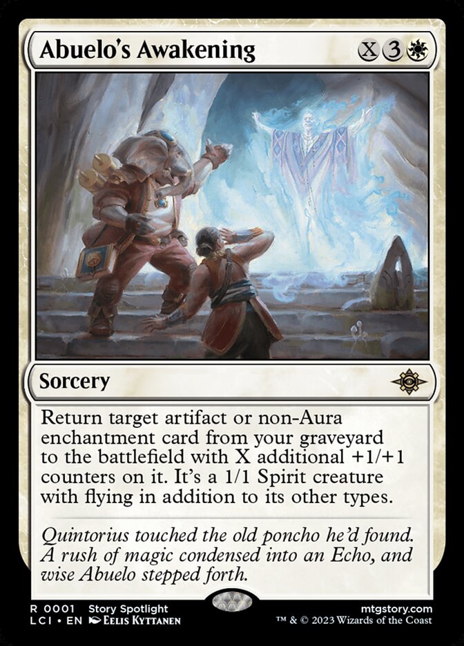 Abuelo's Awakening, The lost caverns of ixalan Card Art