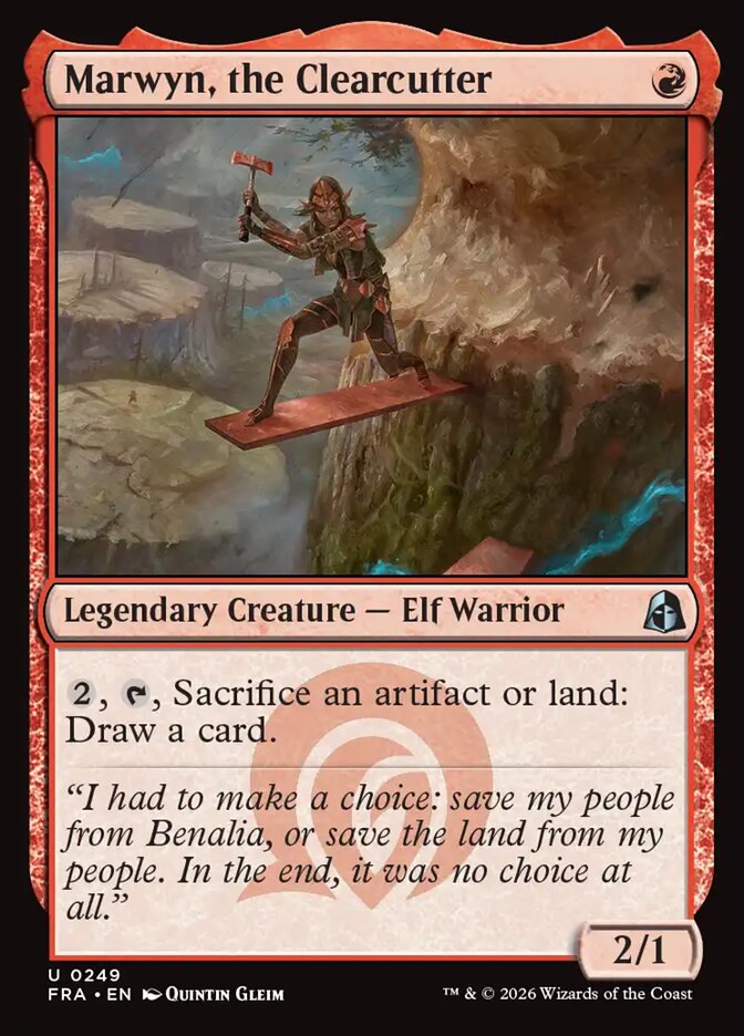 Marwyn, the Clearcutter, Reality Fracture Card Art