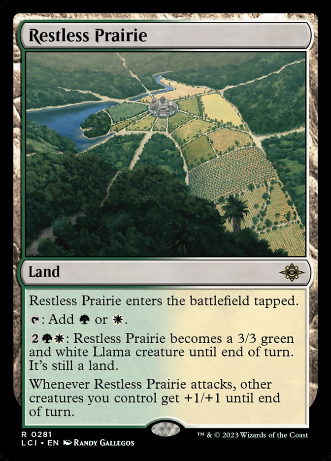 Restless Prairie, The lost caverns of ixalan Card Art