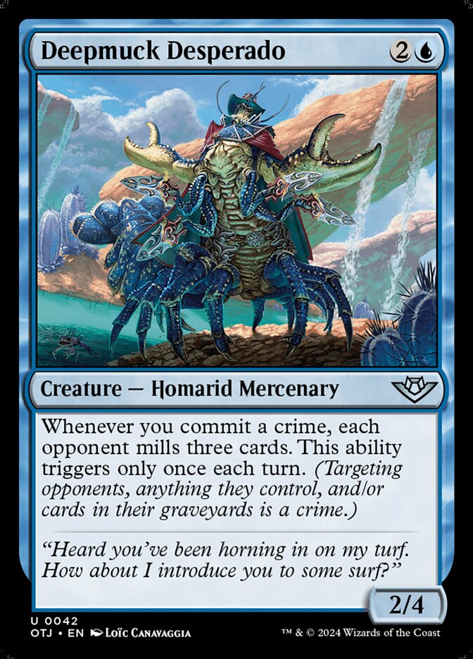 Deepmuck Desperado, Outlaws of thunder junction Card Art