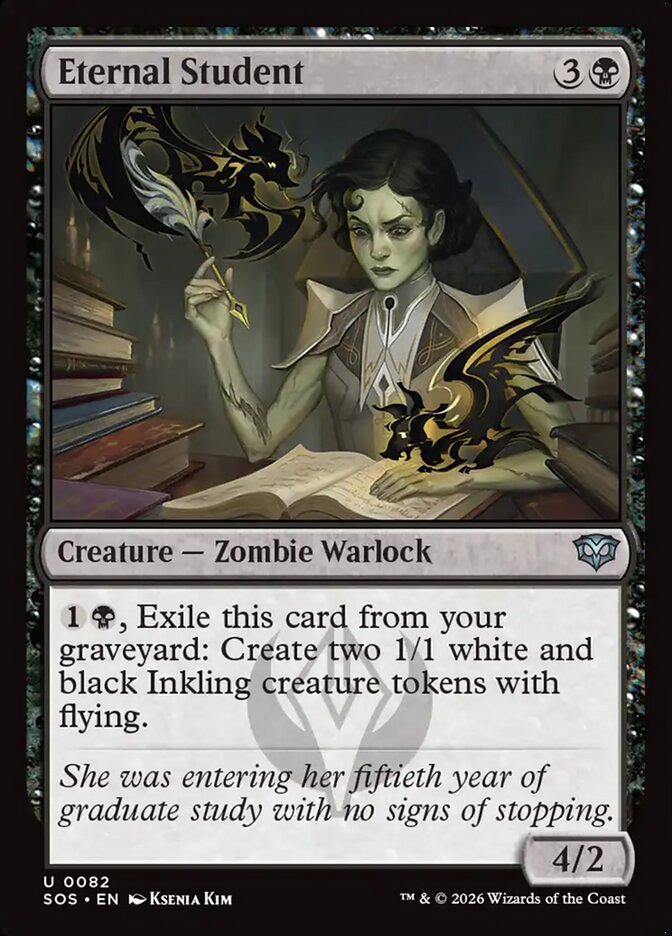 Eternal Student, Secrets Of Strixhaven Card Art