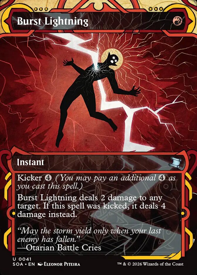 Burst Lightning, Secrets Of Strixhaven Mystical Archive Card Art