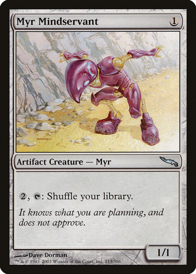 Myr Mindservant, Mirrodin Card Art