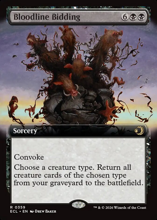 Bloodline Bidding, Lorwyn Eclipsed Card Art