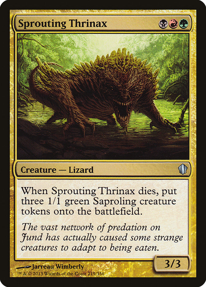Sprouting Thrinax, Commander 2013 Card Art