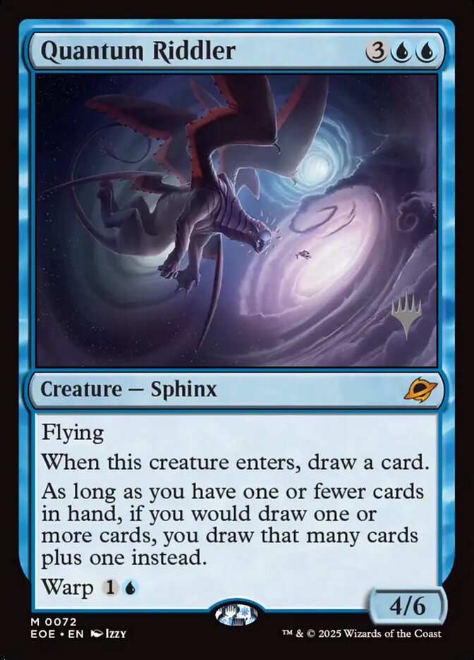 Quantum Riddler, Edge Of Eternities Promos Card Art