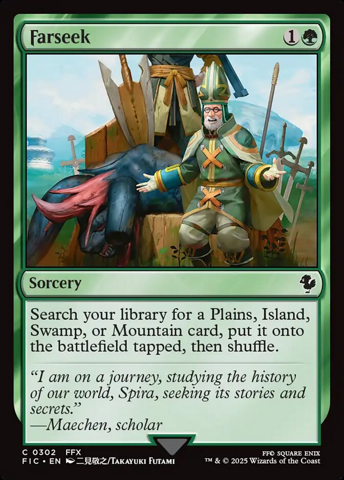 Farseek, Final fantasy commander Card Art