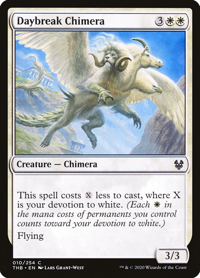 Daybreak Chimera, Theros beyond death Card Art