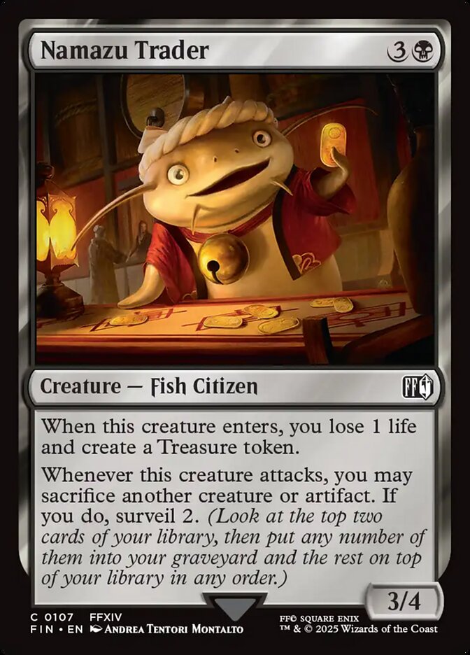 Namazu Trader, Final fantasy Card Art