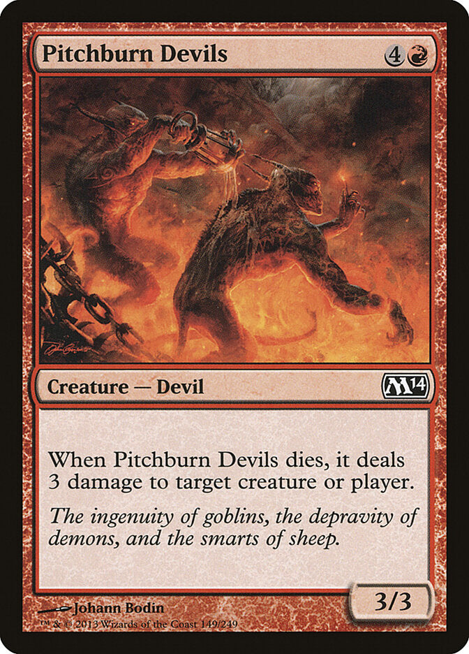 Pitchburn Devils, Magic 2014 Card Art