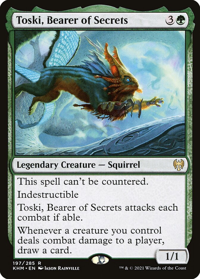 Toski, Bearer of Secrets, Kaldheim Card Art