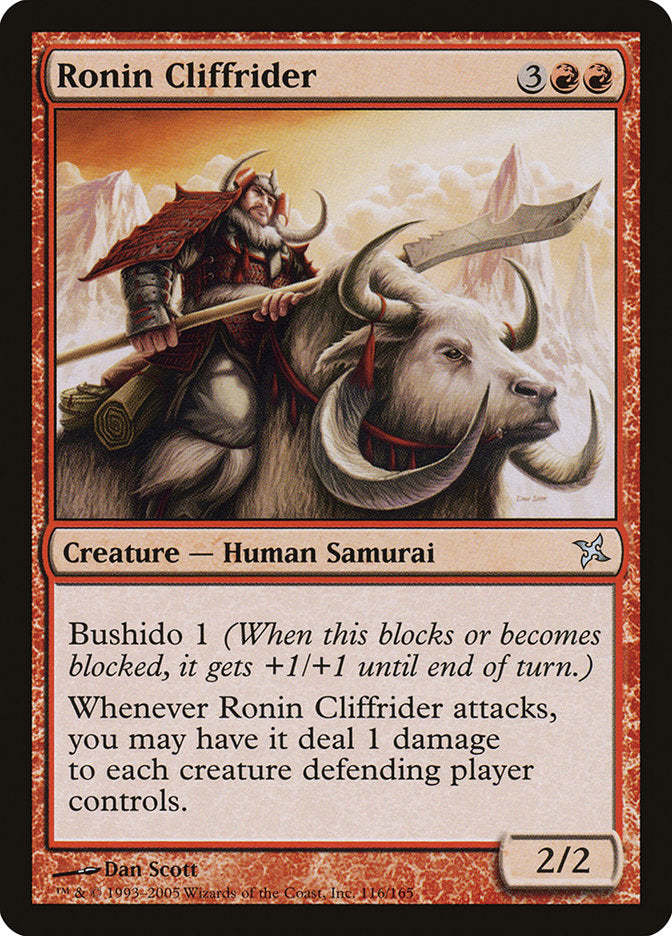 Ronin Cliffrider, Betrayers Of Kamigawa Card Art