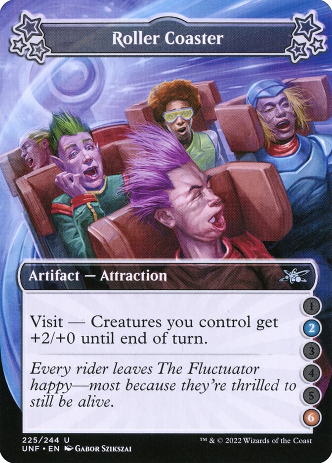 Roller Coaster, Unfinity Card Art