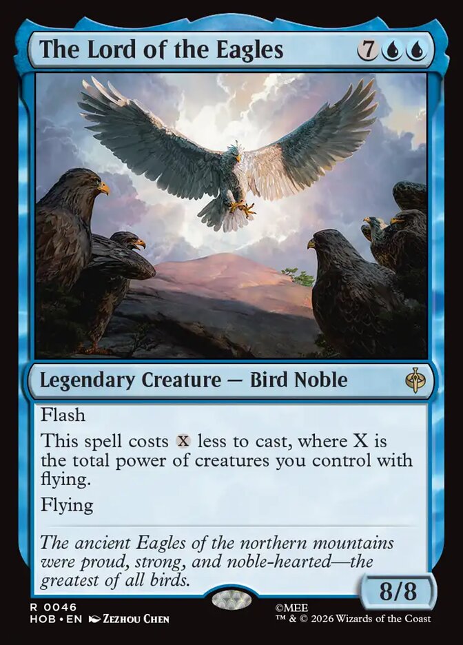 The Lord of the Eagles, The Hobbit Card Art