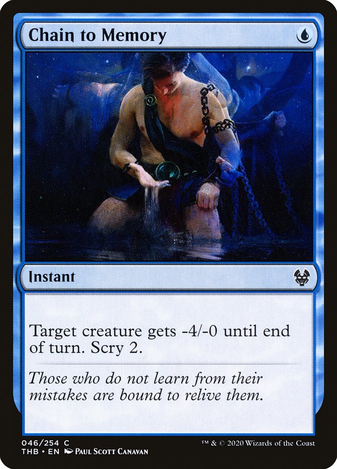Chain to Memory, Theros beyond death Card Art