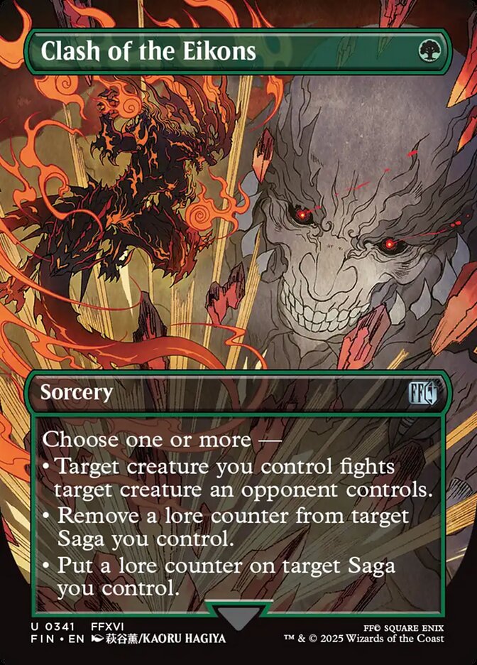 Clash of the Eikons, Final fantasy Card Art