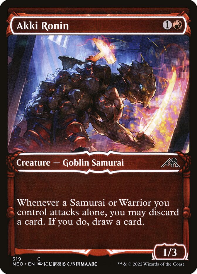 Akki Ronin, Kamigawa: neon dynasty Card Art