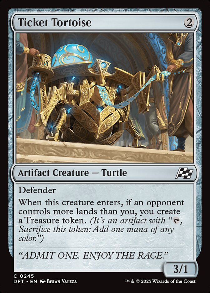 Ticket Tortoise, Aetherdrift Card Art