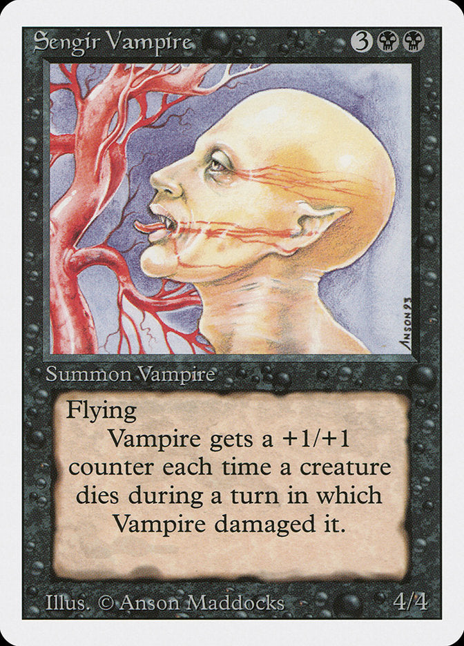 Sengir Vampire, Revised edition Card Art