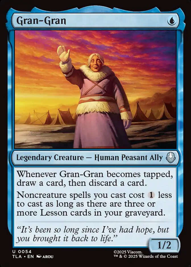 Gran-Gran, Avatar: The Last Airbender Card Art