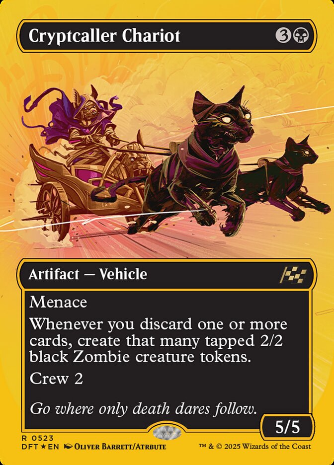 Cryptcaller Chariot, Aetherdrift Card Art