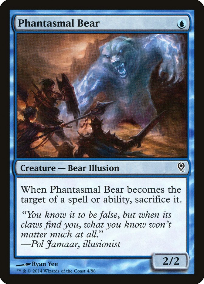 Phantasmal Bear, Duel Decks: Jace Vs. Vraska Card Art
