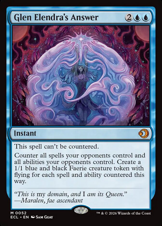 Glen Elendra's Answer, Lorwyn Eclipsed Card Art