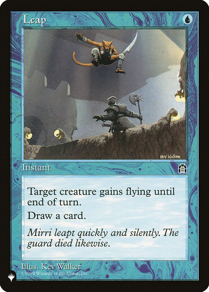 Leap, The List Card Art