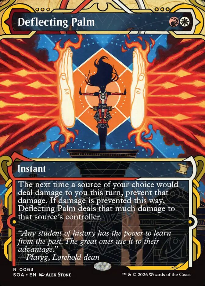 Deflecting Palm, Secrets Of Strixhaven Mystical Archive Card Art