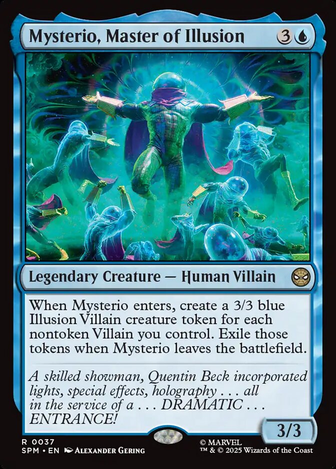 Mysterio, Master of Illusion, Marvel'S Spider-Man Card Art