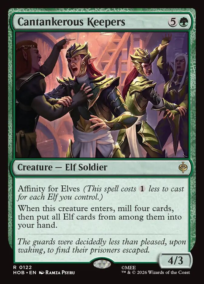 Cantankerous Keepers, The Hobbit Card Art