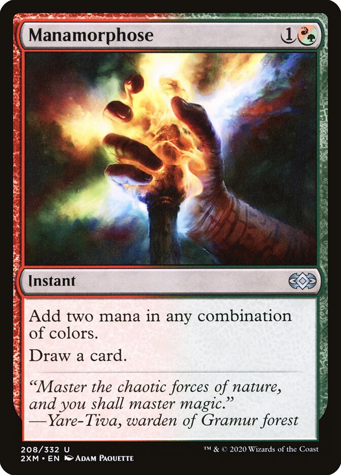 Manamorphose, Double Masters Card Art
