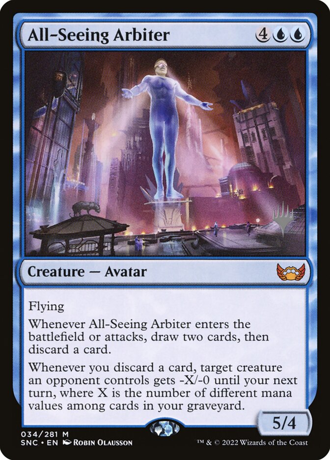 All-Seeing Arbiter, Streets Of New Capenna Promos Card Art